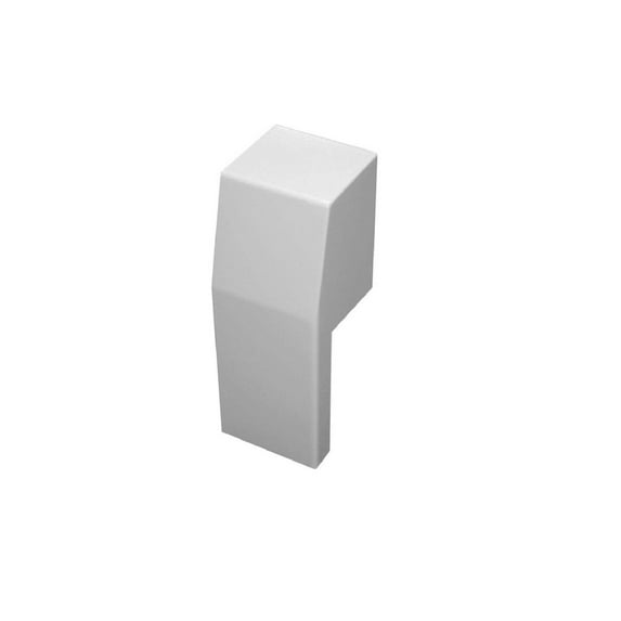 Baseboarders Premium Easy Slip-on Baseboard Heater Cover - White (Any Size, Open End Cap - Right)
