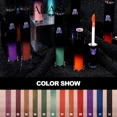 thumbnail image 5 of Halloween Goth Lipstick Set Long Lasting Smudgeproof Dark Matte Lip Gloss Velvet Lipsticks Black Liquid Lipstick for Halloween, 5 of 5