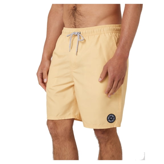 Easy Living Volley Elasticated Boardshorts [Washed Yellow]