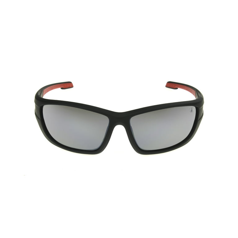 IRONMAN Men's Black Wrap Sunglasses QQ11 