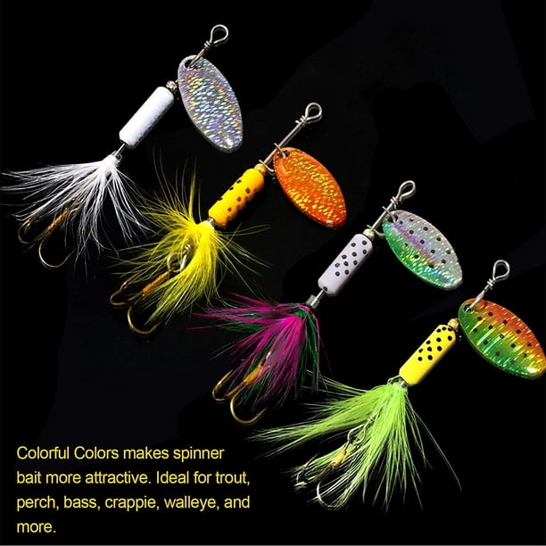 Thkfish Spinner Baits Fishing Spinners Spinnerbait Trout Lures Fishing Lures For Bass Trout Crappie