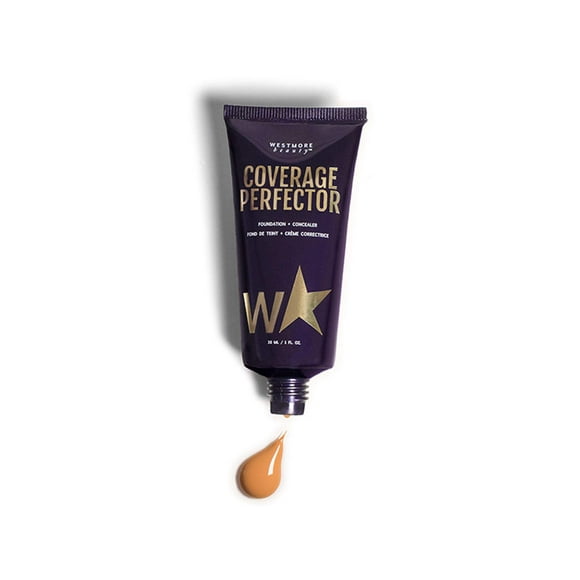 Westmore Beauty Face Coverage Perfector - Deep - 1 Fl Oz Foundation Makeup Liquid Foundation Full Coverage Foundation - The Best Foundation Full Coverage Makeup Lightweight Foundation