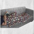thumbnail image 5 of Children Soft Flannel Fleece Throw Blanket, Globefish Pattern in Pastel Colors Cartoon Underwater Monsters Repetition, Cozy Plush for Indoor and Outdoor Use, 50" x 60", Multicolor, by Ambesonne, 5 of 5