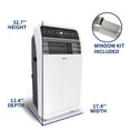 thumbnail image 4 of Shinco 6400BTU(10,000 BTU ASHRAE) 3-in-1 Portable Air Conditioner, Air Cooler with Remote Control, Window Kit, 4 of 8