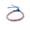 Dark Blue+Red, variant on 2x Woven Bracelet Festival Wristband Surfer Rainbow Braided Friendship Bracelet -Green+Black