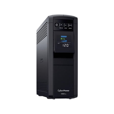 UPC: 0649532609635 | CyberPower CP1350PFCLCD 1350 VA / 880 Watts PFC Pure Sine Wave UPS w/ USB Charging Ports