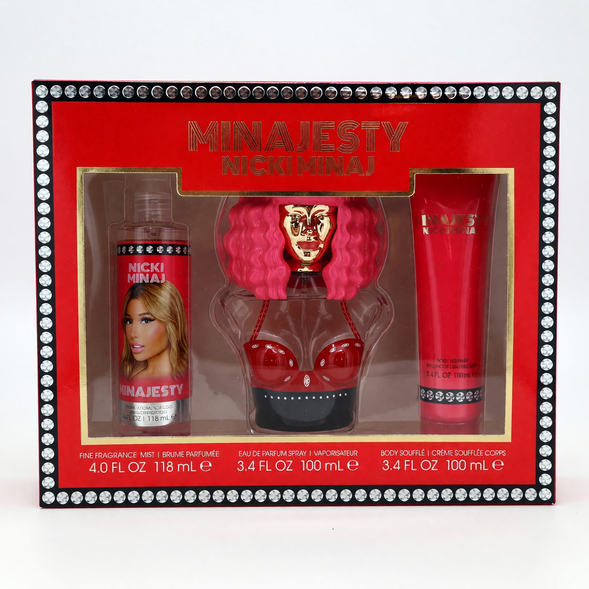 Selena Gomez Women 4 Pcs Gift Set Perfume, Lip Gloss, Body Lotion