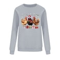 thumbnail image 4 of HOMBOM Athletic Sweatshirts for Women Festive Merry Crewneck Christmas Graphic No Hood Ladies Sweatshirt Xmas, 4 of 6