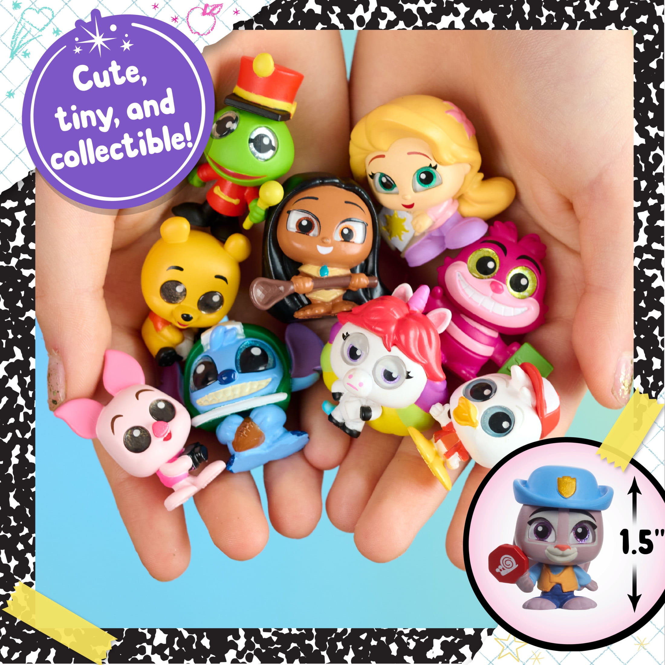 Disney Doorables NEW Academy Campus Crew Figure Pack, Collectible Blind Bag Figures, Styles May Vary, Kids Toys for Ages 5 up