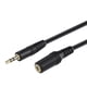 thumbnail image 5 of Cable de extensión de audio macho hembra de 3,5 mm Hifi de Sonido Universal Auriculares para Teléfonos Inteligentes Estéreo 10 M Negro PVC Cobre, 5 of 7