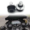 thumbnail image 2 of Tapa de tornillo delantero Yashi Para YZF R15 V3 color plateado, 2 of 5