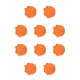 thumbnail image 2 of Cojín de silla Bearachild de algodón para Bistros 10Conjunto naranja rojizo, 2 of 6