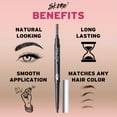 thumbnail image 6 of Skone Cosmetics Brow Wand Eyebrow Pencil - Retractable Brow Pencil with Brush - Long Lasting, Waterproof Eyebrow Makeup Pencil Liner for Sleek Eyebrows - Eye Brow Definer - Creamy Chai For Gray Hair, 6 of 9