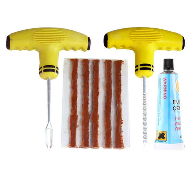 Sidaley 2 juegos de Kit de reparación de neumáticos de coche, ajuste de mantenimiento profesional, herramientas de reparación de pinchazos Vehículos, repuestos y accesorios Mis