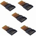 thumbnail image 1 of HUGFEGWE 5 Pack Micro SD TF Memory Card Adapter,Micro SD TF Card Reader Converter Male to Female Extension Adapter for Car GPS Phone CJ25311-8531, 1 of 8