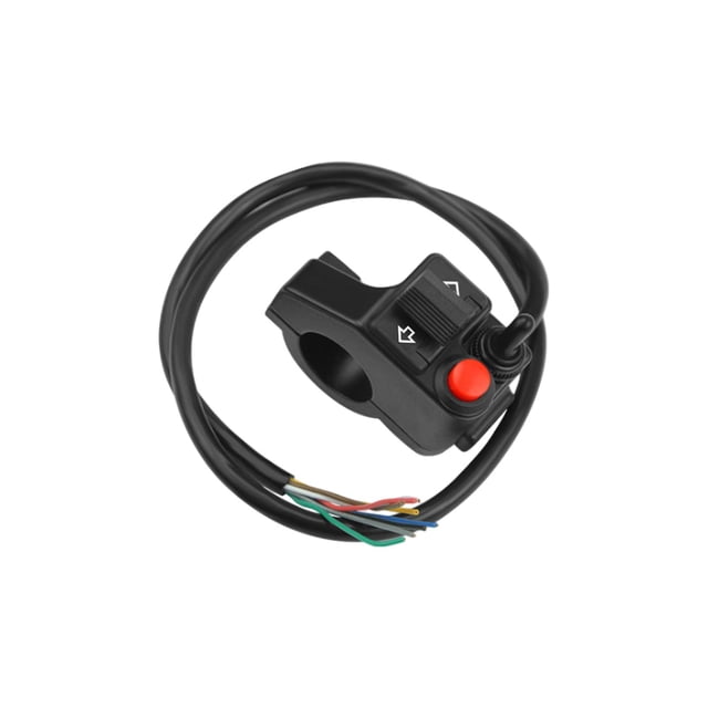 Interruptor Universal para manillar de motocicleta, giratorios fáciles de usar, luces de señal de botón de bocina prácticas y resistentes para shamjiam Interruptor de moto