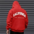 thumbnail image 2 of BOOMNY Mens Hoodies Long Sleeve Hoodie for Men Letter Graphic Y2K Soft Warm Pullover Hooded Sweatshirt Cozy Fall Winter Hoodies With Pocket, 2 of 6
