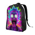 thumbnail image 3 of Rick And Morty Anime Backpack Travel Bag 3d Printing Casual Daypack Multifunctional Backpack, 3 of 8