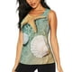 thumbnail image 1 of Balery Starfish And Seashell Camiseta sin mangas estampada ligera para mujer, tops de entrenamiento sin mangas, camisetas de yoga transpirables de secado rápido.-X-Large, 1 of 7