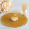 BalsaCircle 25 Gold 9" Tulle Circles Wedding Party Baby Shower FAVORS