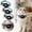 B, variant on Outdor 3 Pack Cat Collar With & Buckle Reflective Print Nylon Collar With Protective Holder Adjustable Lost Collar For Small Cats &