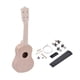 thumbnail image 4 of 21 Inches Unfinished DIY Ukulele Ukelele Uke Kit Basswood Body & Neck Plastic Fingerboard & Bridge Nylon String for Ukulele Lovers, 4 of 5