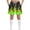 A178 Green, variant on Kids Boys Shorts Breathable Drawstring Elastic Waistband Flame Print Athletic Shorts for Sports Running, 4T-15Y