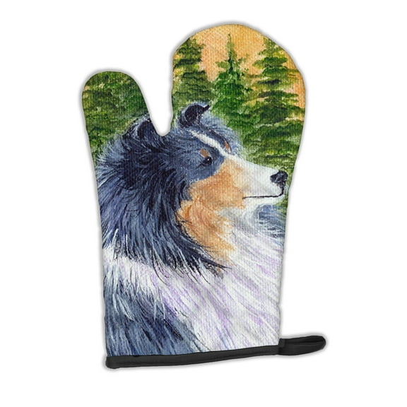 Carolines Treasures SS8142OVMT Sheltie Oven Mitt Large multicolor