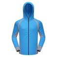 thumbnail image 4 of Summer Men's Breathable & Sweat-Absorbent Lightweight Fishing Sun Protection Clothing: Quick-Dry Mesh Design for Vertical Fishing, UV Protection, Bulk Wholesale Available - Classic Style (Snow White,, 4 of 4