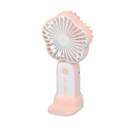 

Three-Speed Handheld Small Fan Usb Rechargeable Mute Student Dormitory Office Portable Large Wind Power Handheld Fans Mini Rechargeable Small Fans For Desk Cordless