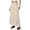 A-Beige1363, variant on Wxolcjlv Women's Ribbed Knit Midi Skirt High Waist Side Slit Bodycon Midi Skirts