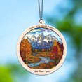 thumbnail image 6 of National Park Stained Glass Suncatcher Ornament – Text Christmas 2025 Tree Decoration Gift for Family, Friends, Man & Woman, 6 of 6