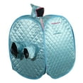 thumbnail image 1 of Tienda de campaña portátil para Sauna perfecl Doble cremallera cuerpo completo Azul, 1 of 8