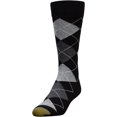 thumbnail image 5 of Men's Gold Toe 3179S Carlyle Argyle Crew Socks - 3 Pack (Black/Grey/Heather O/S), 5 of 5