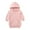 Pink, variant on Esaierr Baby Girls Sweatshirt Dress Toddler Long Sleeve Candy Color Hooded Sweatsuit Spring Autumn Mid-Length Sweater Clothes for 1-5 Years Old