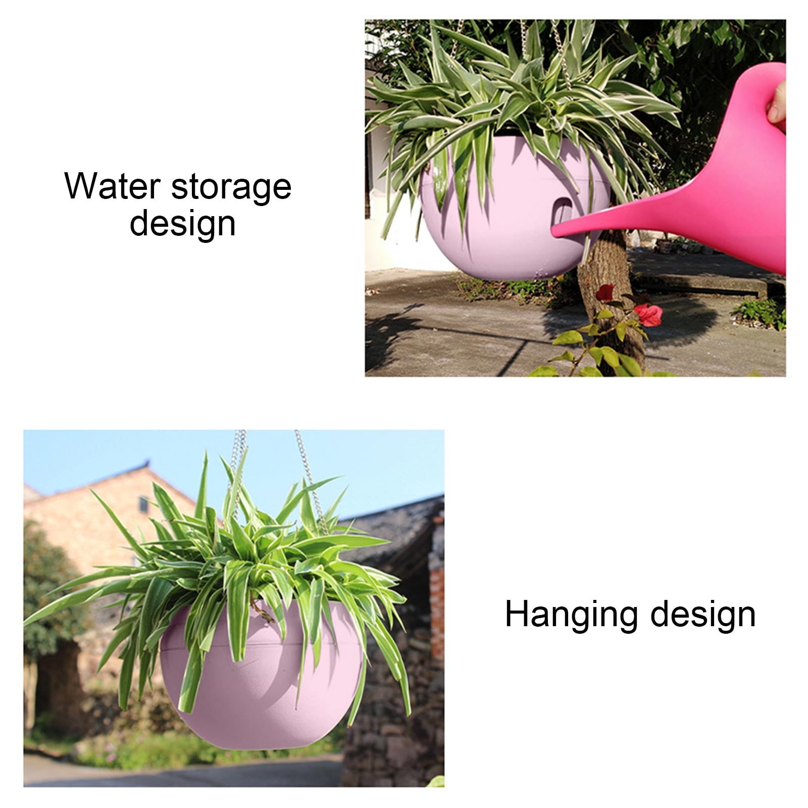 Lunxisen 4 Pcs Artificial Flowers Hanging Potin Basket,Pot for Outdoor Indoor Decor,UV Resistant Hanging Baskets with Fake Flowers for Garden Porch Deck Decoration