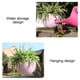 thumbnail image 5 of Maceta colgante de plástico para jardín, plantas de simulación, maceta colgante con flores artificiales, 5 of 6