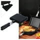 thumbnail image 1 of Sartén Antiadherente, Sartén de Molde Sándwich Freidio A Doble Cara Gadgets de Cocina Antiadherente Ban de Cocción Múltiples Múltiples Tortilla para Hino de Desayuno, 1 of 7