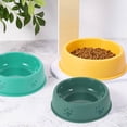 thumbnail image 7 of Pet Food and Water Bowl Plastic Dish for Dogs and Cats Wide No Tip Base Spills Large Cat & Dog Bowls Happy Day!, 7 of 7