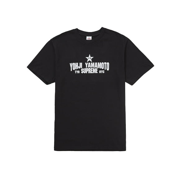 Supreme Men's Y's by Yohji Yamamoto Star Tee Black, from StockX