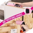 thumbnail image 6 of WORKPRO 53-Piece Pink Tool set with Electric Cordless Screwdriver, Basic Tool Kit Set for Women with 13'' Portable Tool Bag for DIY Home Repair/Maintenance - Pink Ribbon, 6 of 8