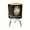 Color 4, variant on Small Trash Can with Lid Rustic Woodland Animals Plaid Patchwork Bears Deer Leaves 1.8 Gallon Dog Proof Trash Can Round Garbage Can Waste Bin Wastebasket for Bathroom Bedroom Living Room