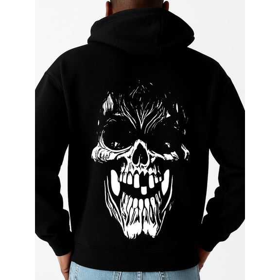 Skull Hoodie hoodies & sweatshirt for men long sleeve black Perfect for Sports gift Unique Design Unisex Shirt Graphic tshirts