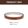 thumbnail image 2 of OUNONA 2 Pcs High Temperature Resistant Tape Electrical Tape 3300X0.8X0.1CM Brown, 2 of 8