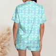 thumbnail image 5 of Women's Two Piece Outfits For Women Short Sleeve V Neck Shorts Set Swimsuits with Shorts for Women Bathing Bikini Suits Women Shorts Suits Girls Bikini Bottoms Bathing Suits with Short Bottoms Jag, 5 of 6