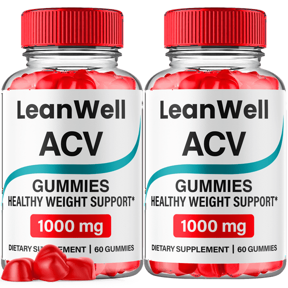 LeanWell Keto ACV Gummies 1000MG Advanced Formula Vitamin Lean Well 120 Gummies