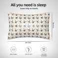 thumbnail image 4 of KLL DOGS FACE Pattern Silk Pillowcase for Hair and Skin Standard Size 20"X 30" Soft Breathable Pillow Covers for Sleeping, 4 of 6
