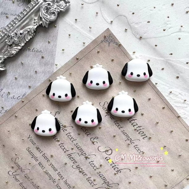 Dijes de uñas Sanrioed HelloKitty, Kawaii Kuromi Mymelody 3D Flatback, resina, accesorios de decoración de joyas para uñas, 20 piezas