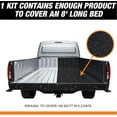 thumbnail image 3 of Rintek Black 1 Gallon Urethane Spray-On Truck Bed Liner Kit - 4 Bed Liners, 4 Hardeners and 1 Applicator Spray Gun - Easy 3 to 1 Mix Ratio, Just Mix, Shake and Shoot It - (95096), 3 of 8