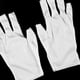 thumbnail image 2 of Guante con protección UV, guantes de protección profesionales blancos de punto elásticos sin dedos para manicura larga, 2 of 5